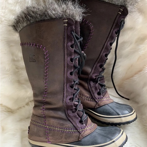 Sorel Cate the Great Womens 7 Rare Winter Boots Excellent - Picture 2 of 12